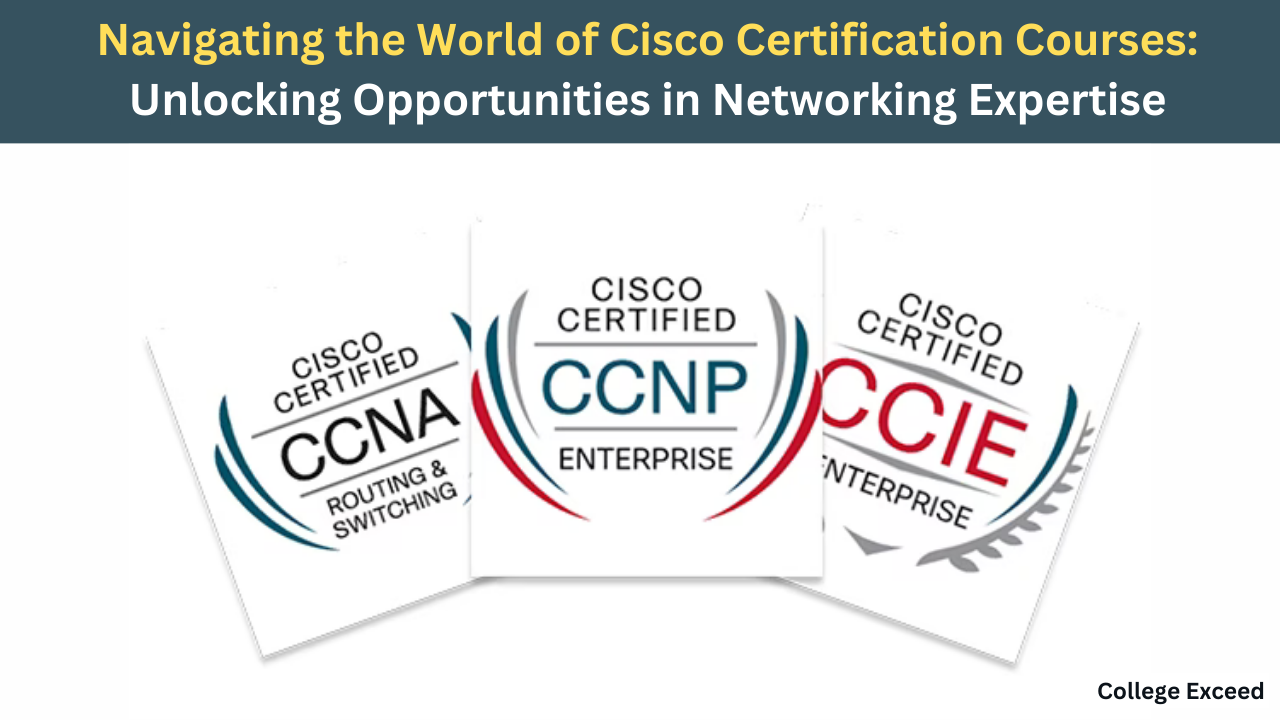 College Exceed - Navigating The World Of Cisco Certification Courses: Unlocking Opportunities In Networking Expertise